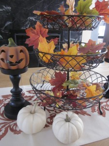 Halloween table centerpiece