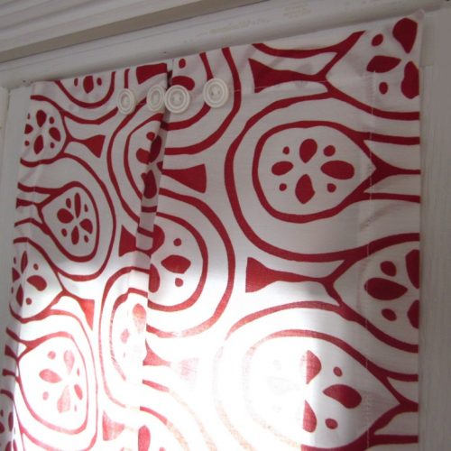 Sidelight Window Panel Red & White