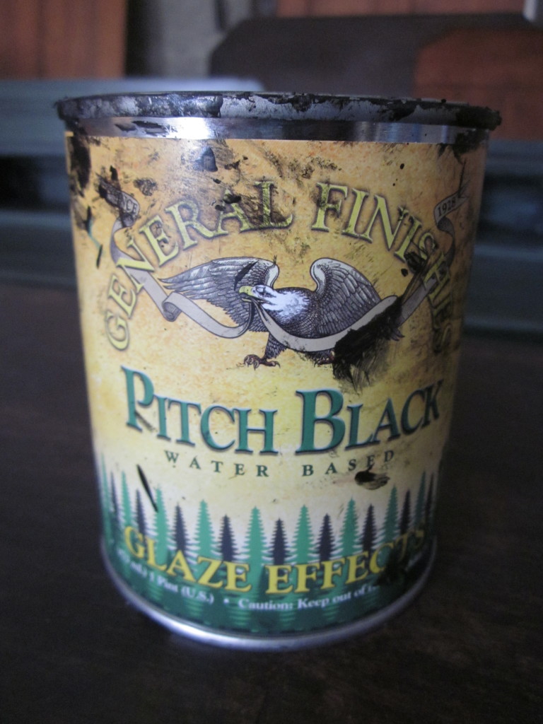 General Finishes Pitch Black Glaze Effects