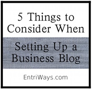 Setting Up a Business Blog