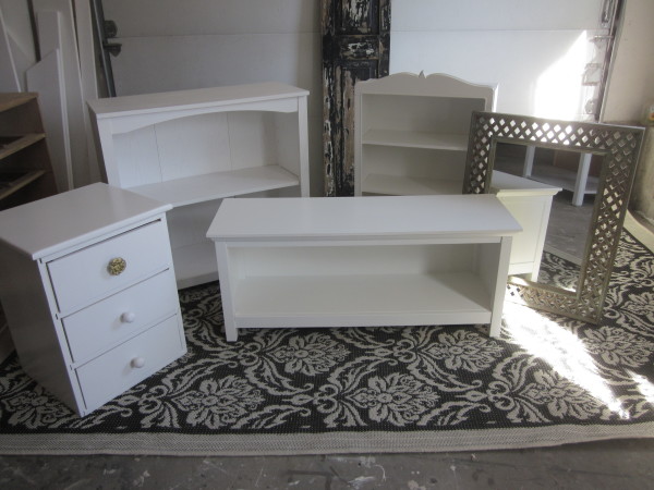 small white furniture