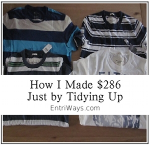How I made $286 just by tidying up