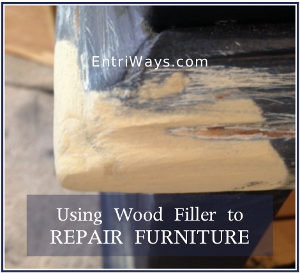 Using Wood Filler to Repair Furniture