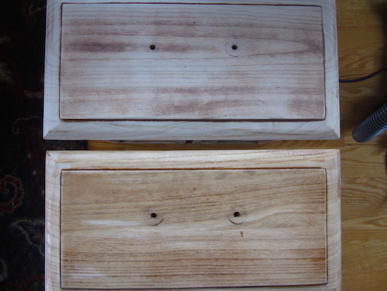 natural wood sideboard