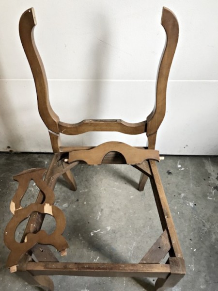 How to Fix a Broken Chair Back, 6 black dining chairs