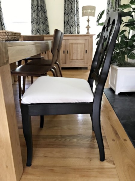 How to Fix a Broken Chair Back, 6 black dining chairs