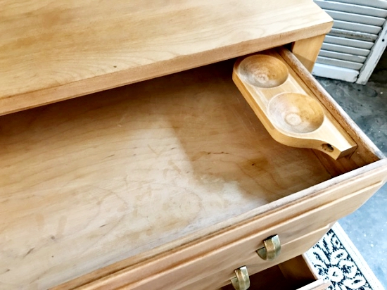 natural maple dresser