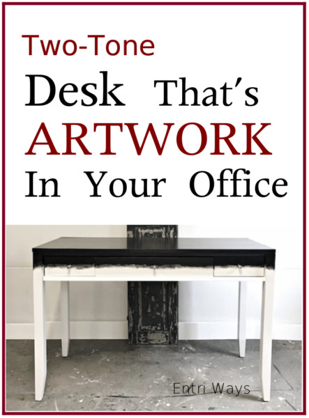 Two Tone Desk That's Artwork in your Office