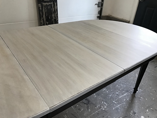 Oval Driftwood Gray Dining Table