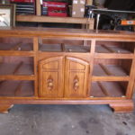 Natural wood sideboard, Solid wood