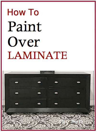 How to Paint Over Laminate