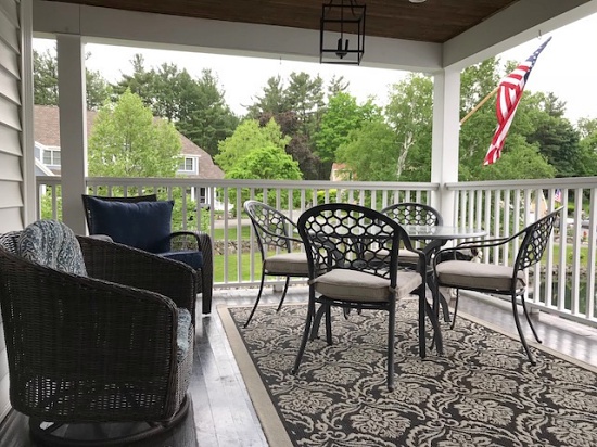 outdoor porch refresh on a budget