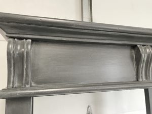 gray bookcase, what a difference a gray makes