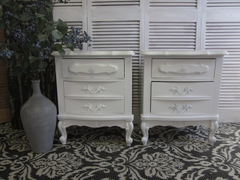 White French Nightstands