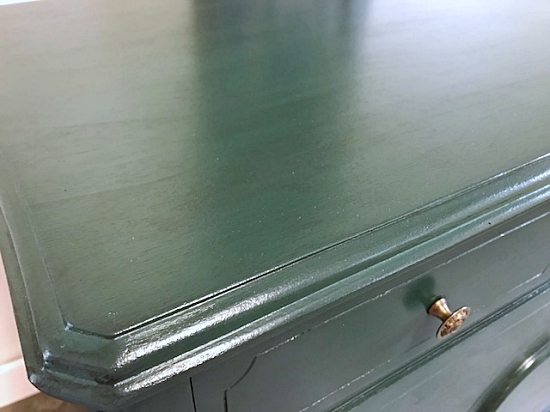 Green Dresser black glaze