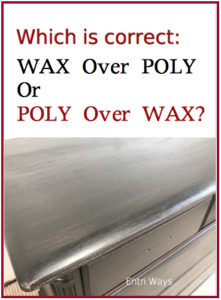 Wax over poly or poly over wax