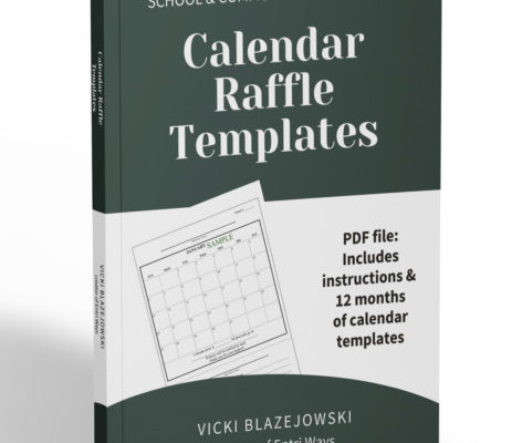 calendar raffle templates