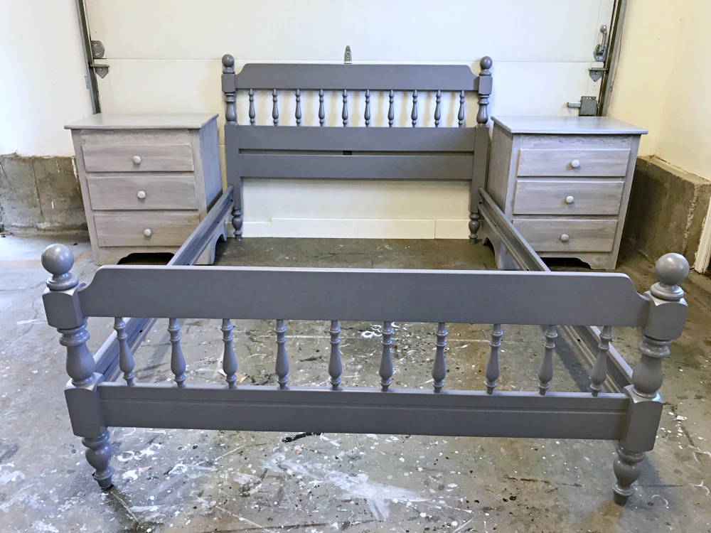 Dior gray bed