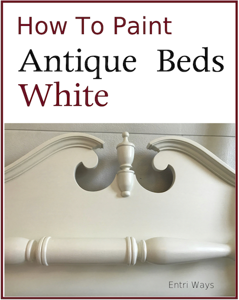 paint antique beds white