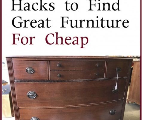 CraigsList Hacks to find furniture cheap