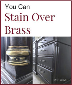 stain over brass, long kona expresso dresser