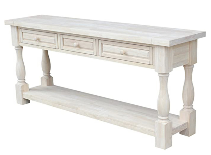 Tuscan console table