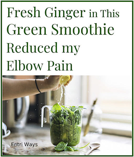 green smoothie with ginger
