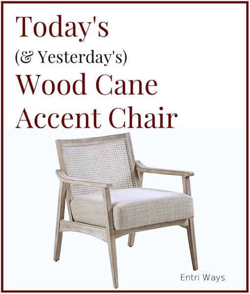 wood cane chair