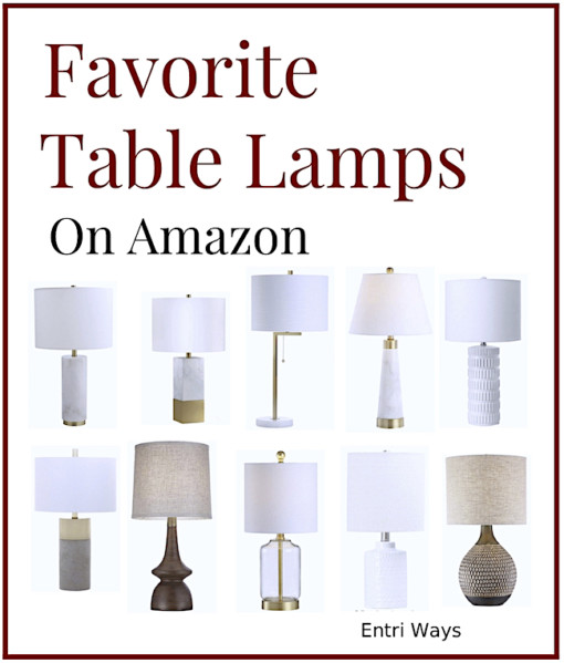 Favorite Table Lamps on Amazon