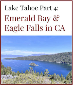 Lake Tahoe Emerald Bay Eagle Falls CA