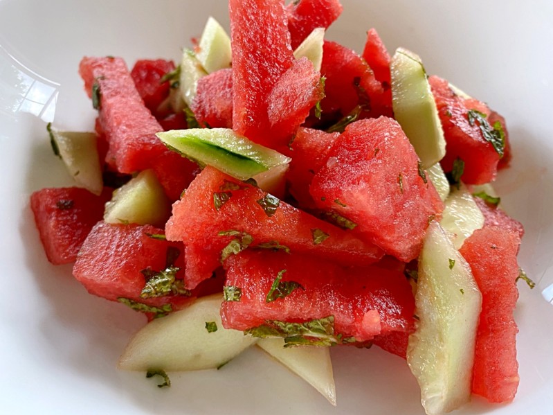 best watermelon cucumber salad