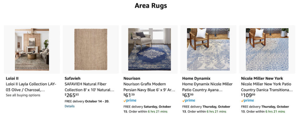 amazon area rugs idea list