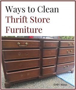 ways to clean thrift store furniture