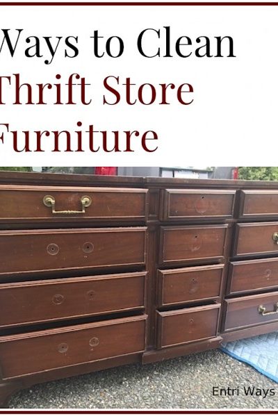 ways to clean thrift store furniture