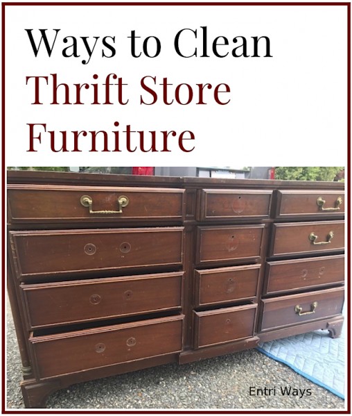 how to clean thrift store furniture