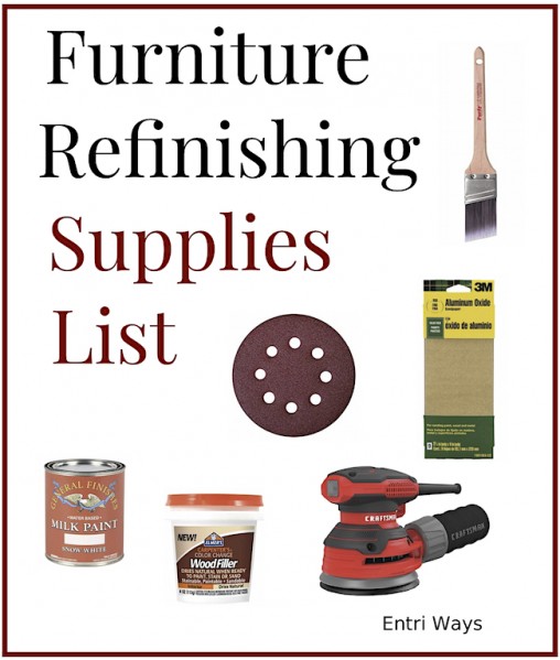 Furniture Refinishing Supplies List cover v3