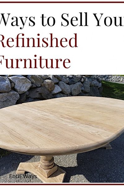 ways to sell refinished furniture