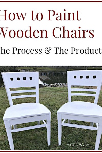 how to paint wooden chairs