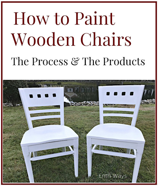 how to paint wooden chairs