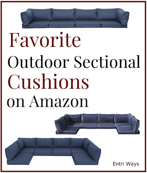 favorite outdoor sectional cushions on amazon.
